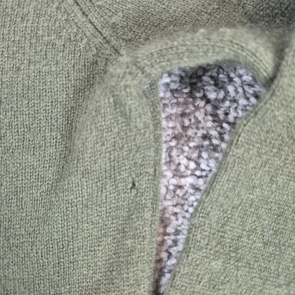 Lord & Taylor Cashmere Sweater Womens Small Green Turtleneck Knit Minimalist - Picture 4 of 8